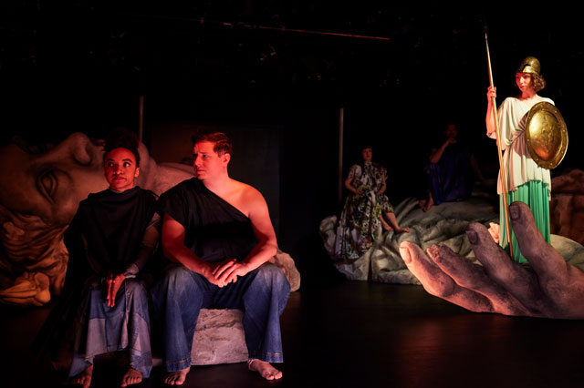 Produktionsfoto von Gaia rettet die Welt