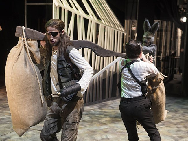 Produktionsfoto Die Bremer Stadtmusikanten am Theater Osnabrück