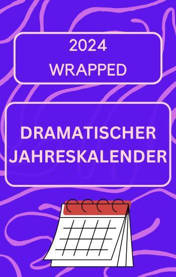 Dramatischer Jahreskalender 2024