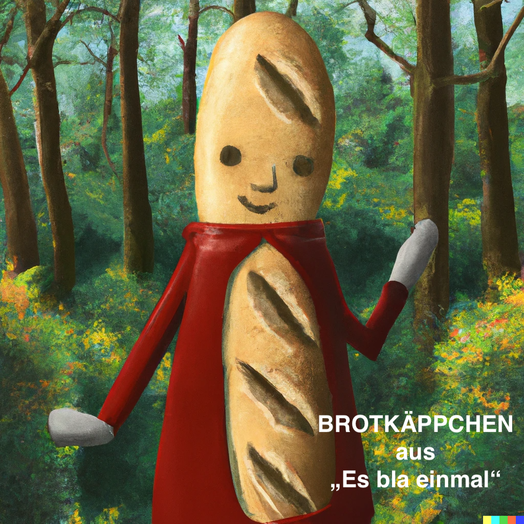 Brotkäppchen im Wald