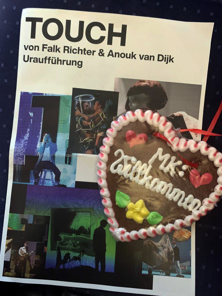 Foto vom Programmheft mit Lebkuchenherz